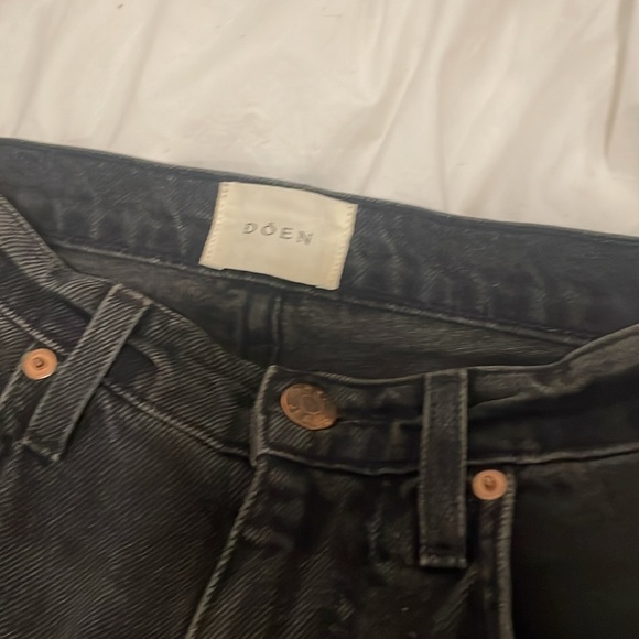 Lightly worn Doen Shep Jean in Basalt (washed black), size 25. - Picture 2 of 8